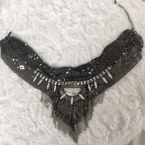 Elaborately stone detailed necklace